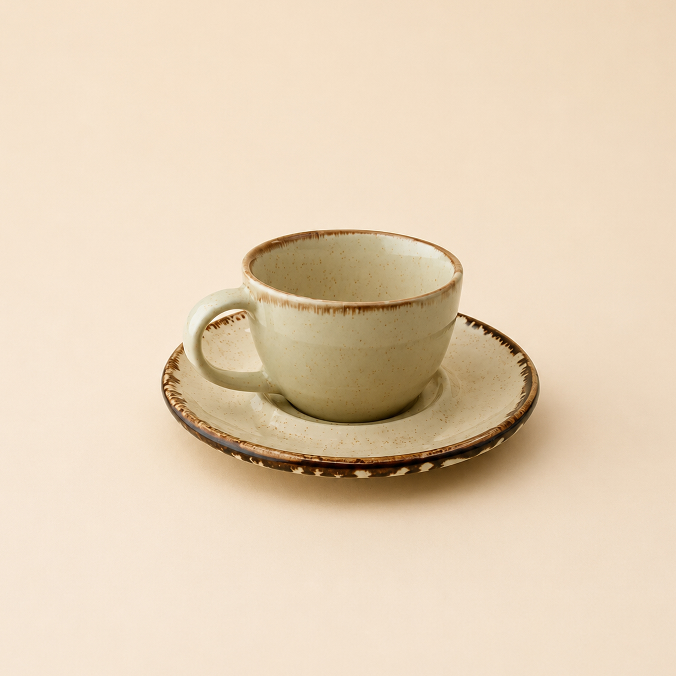 Pearl Soucer Pearl Tea Cup