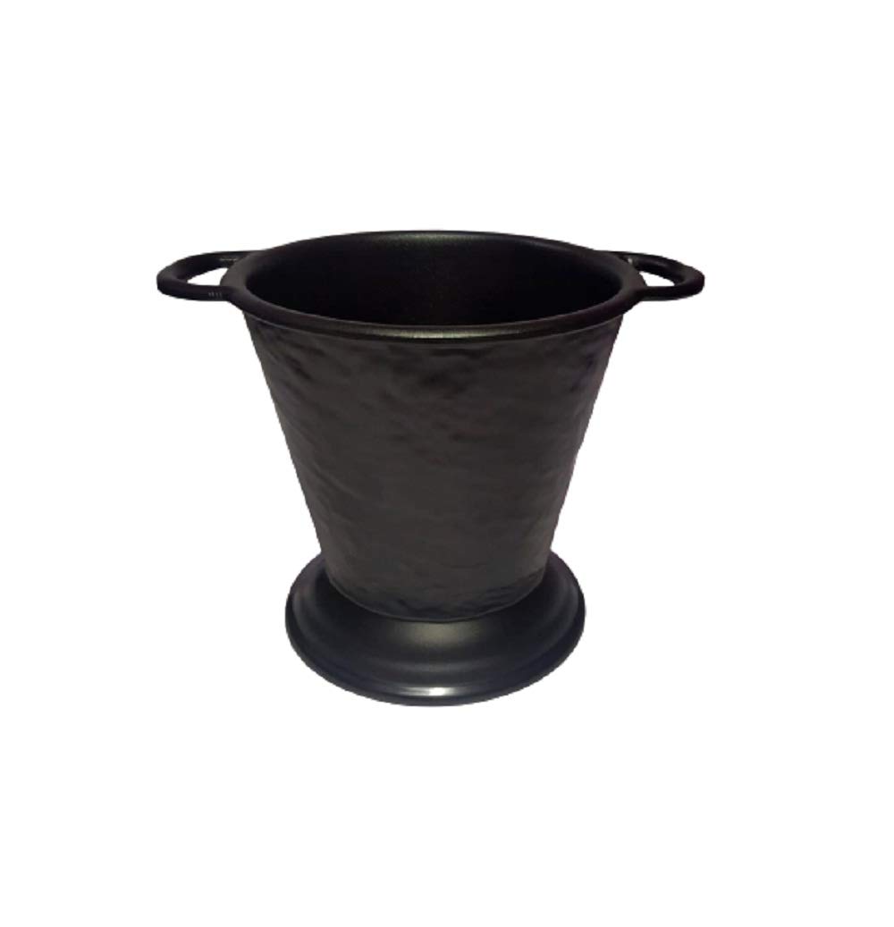 Melamine, Matt Finish, Bucket, Set of 2, Black