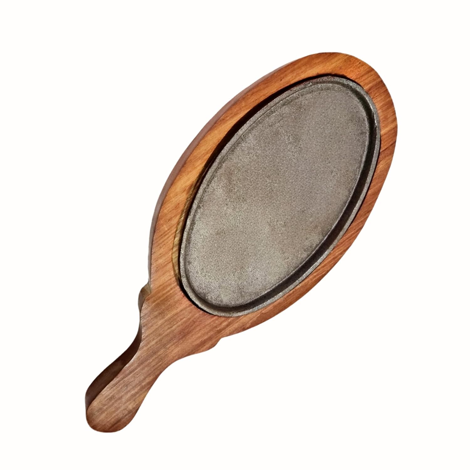 Nautical Collection bat Shape sizzler Plate Tray with Wooden Base for Kitchen Survey Pack of 1