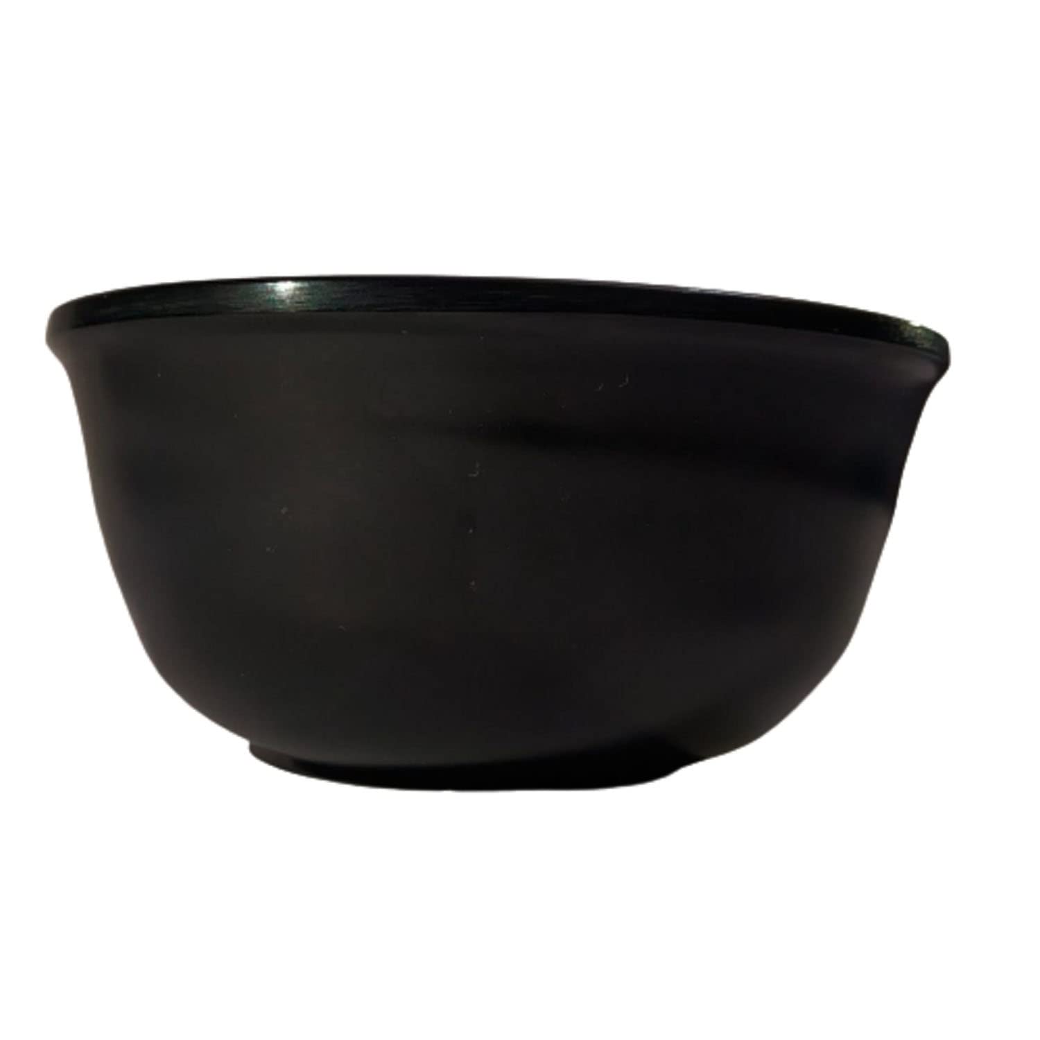 Melamine Small Serving Sweet Chat Bowl/Dip Sauce,Chutney,Pickle/Desert Katori/Vati Set of 12,Matte,Black,100 ml