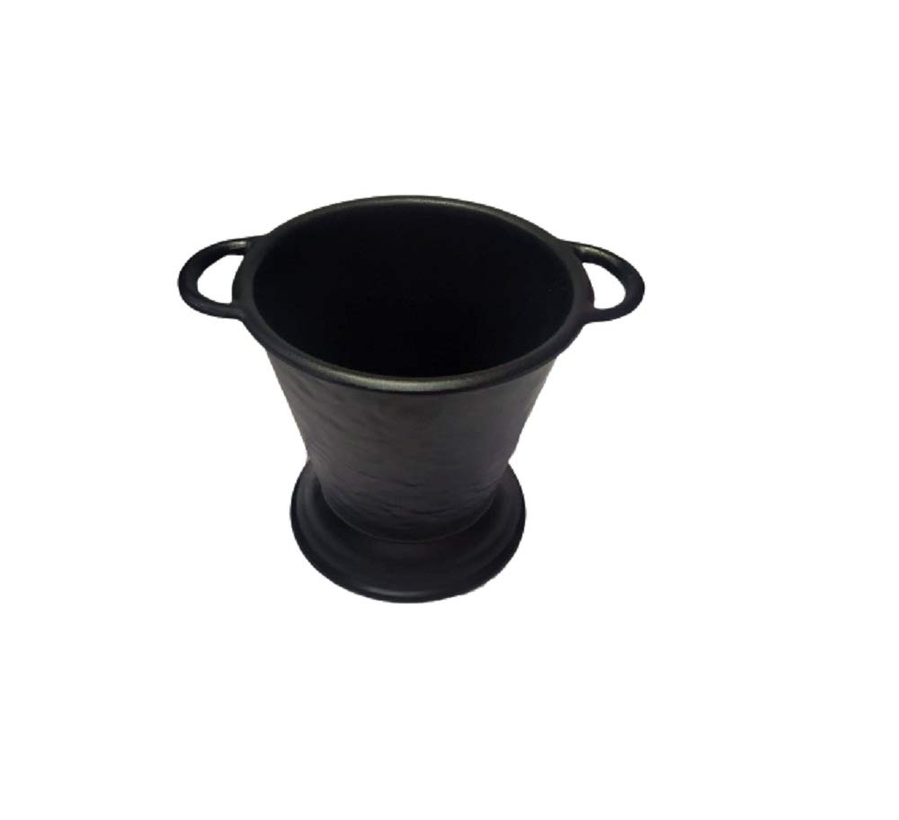 Melamine, Matt Finish, Bucket, Set of 2, Black