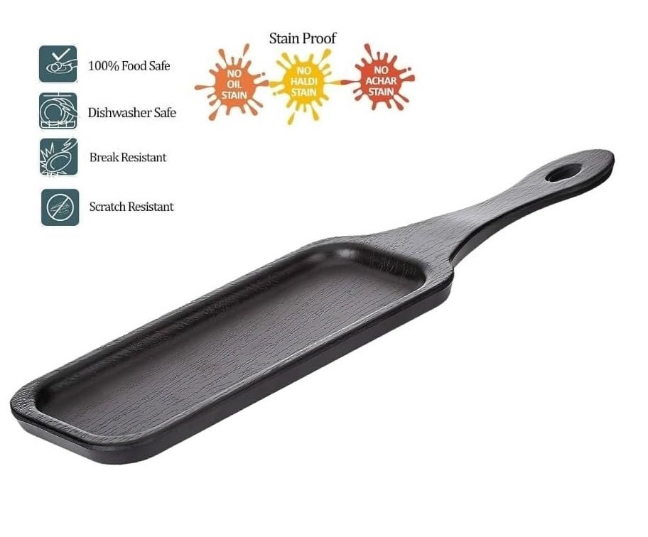 Unbreakable Bat Shape Small Serving Snacks Platter
