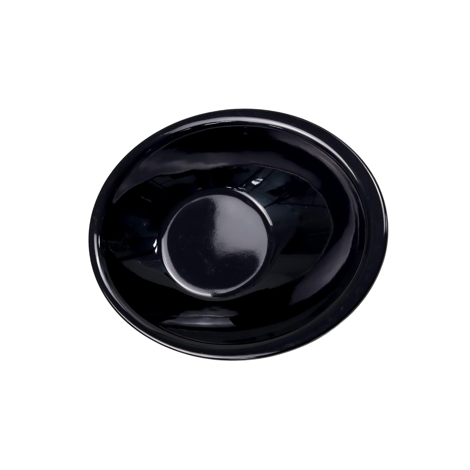 Hi Luxe Melamine Slant Bowl Special Curved Shape in Classic Royal Matte Black Color Serving Bowls for Dessert, Ice Cream, Snacks, Candies, chocolates Kitchenware Tableware Dinnerware