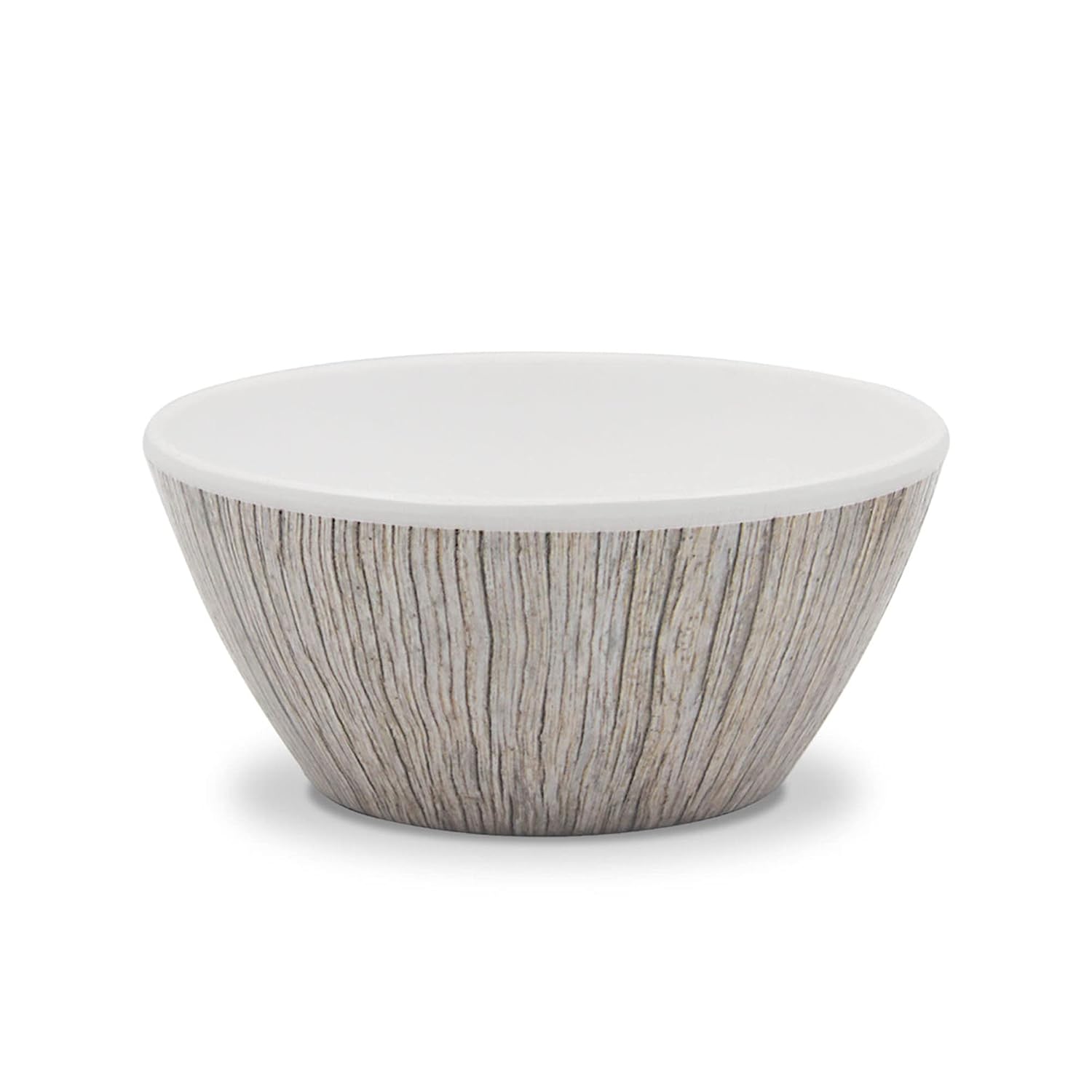 Milton Trinity Serving Melamine Bowl, 1 Piece, (6.25") 850 ml, Wooden| Easy to Clean | Durable Serving Bowl | Break Resistant