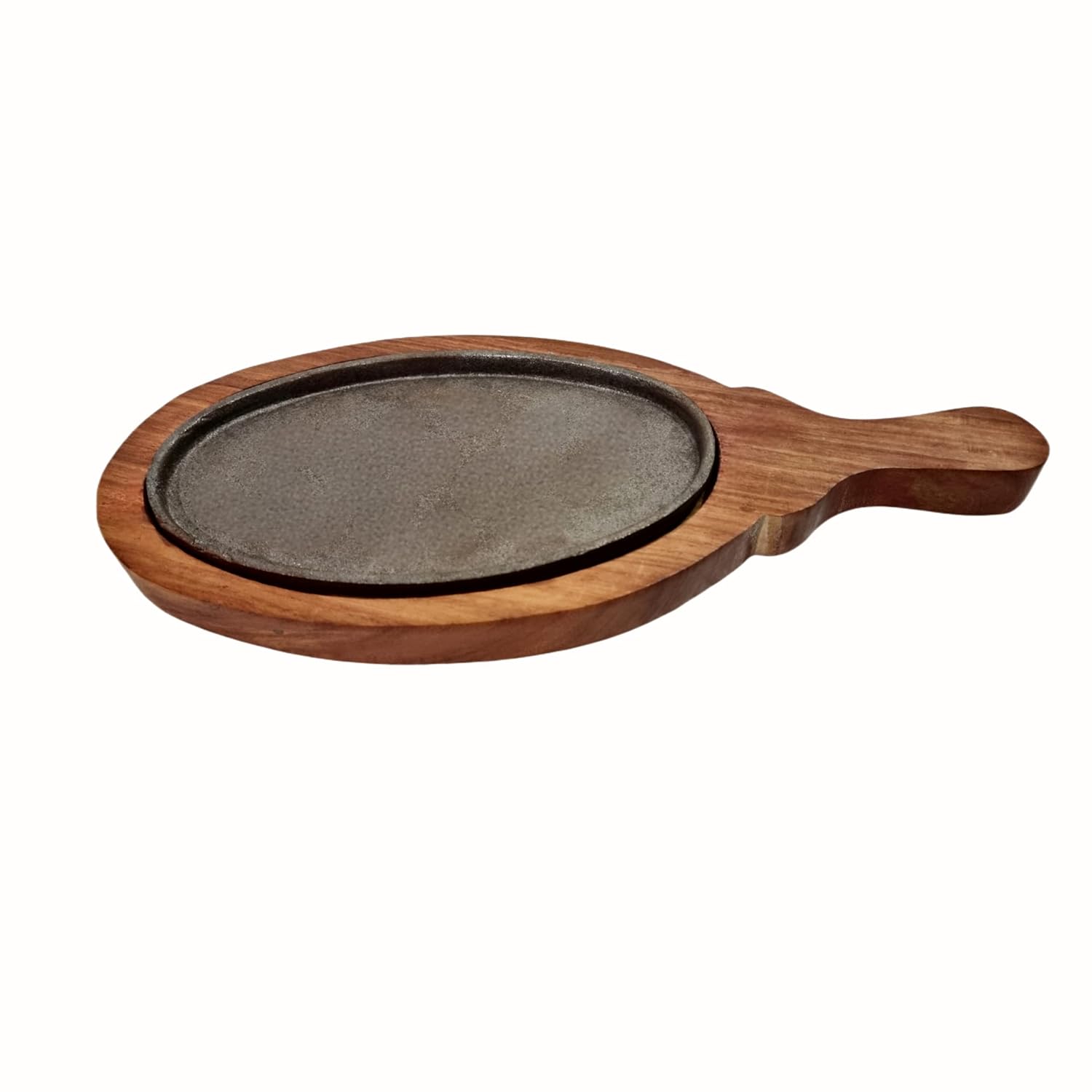 Nautical Collection bat Shape sizzler Plate Tray with Wooden Base for Kitchen Survey Pack of 1