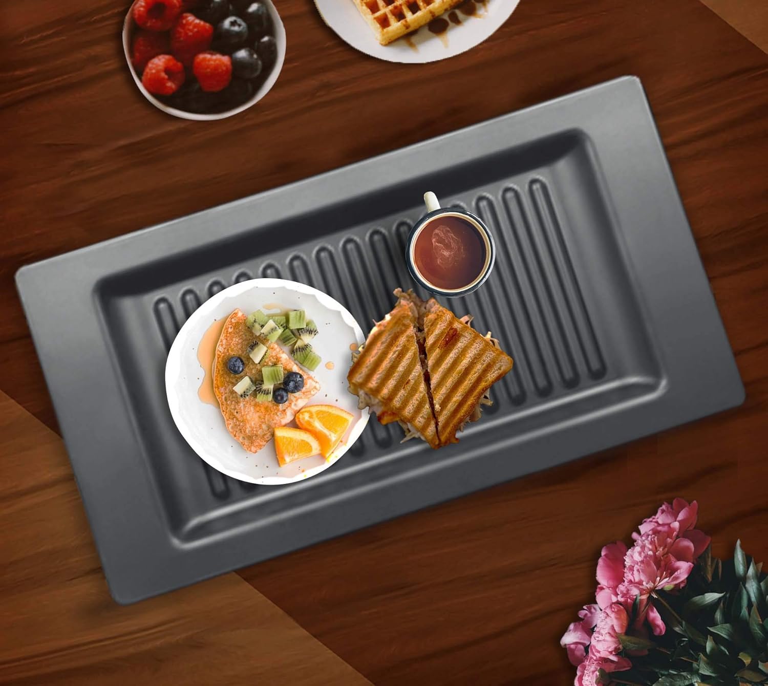 Rectangular Grill Melamine Platter