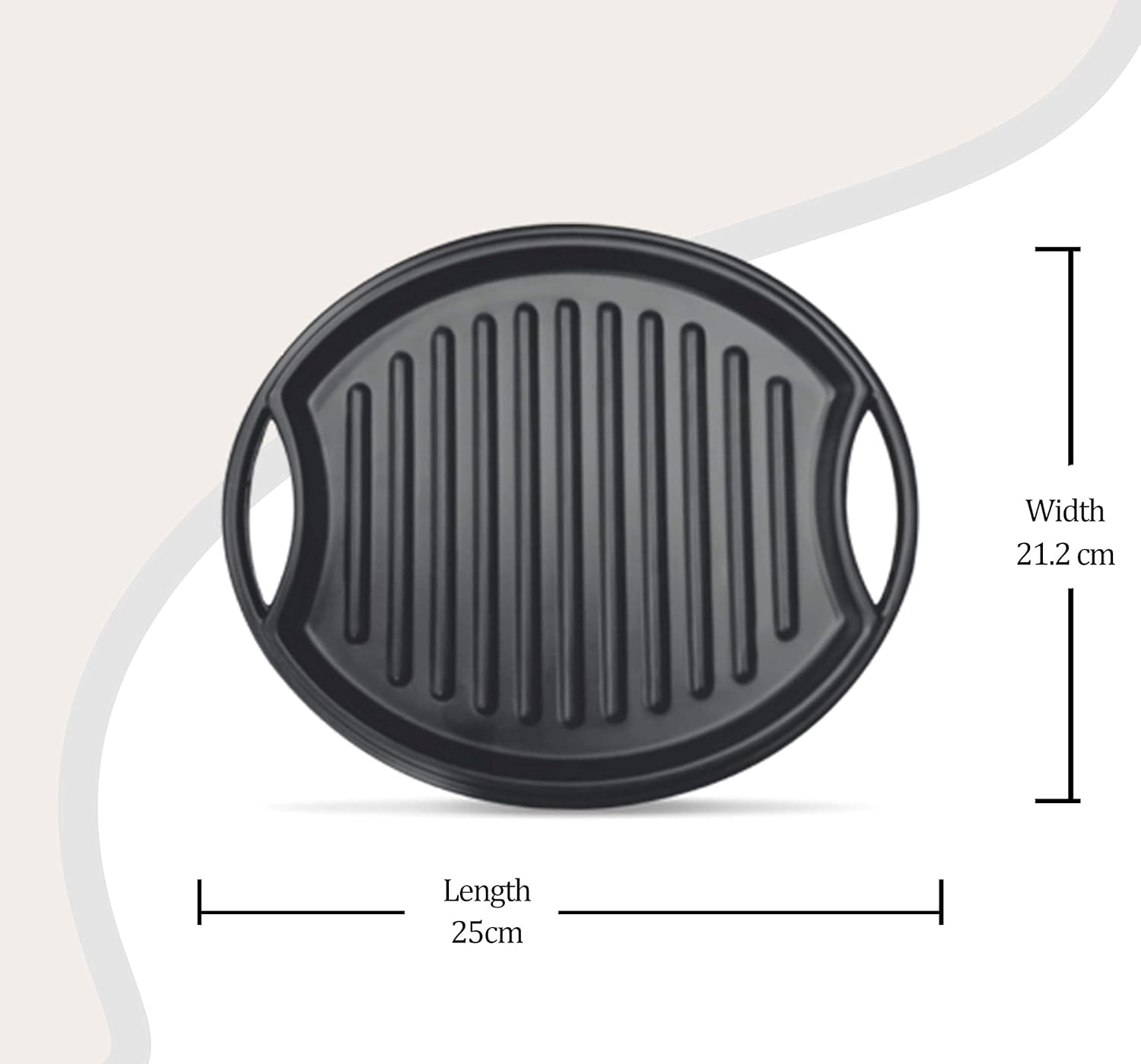 Round Grill Melamine Platter