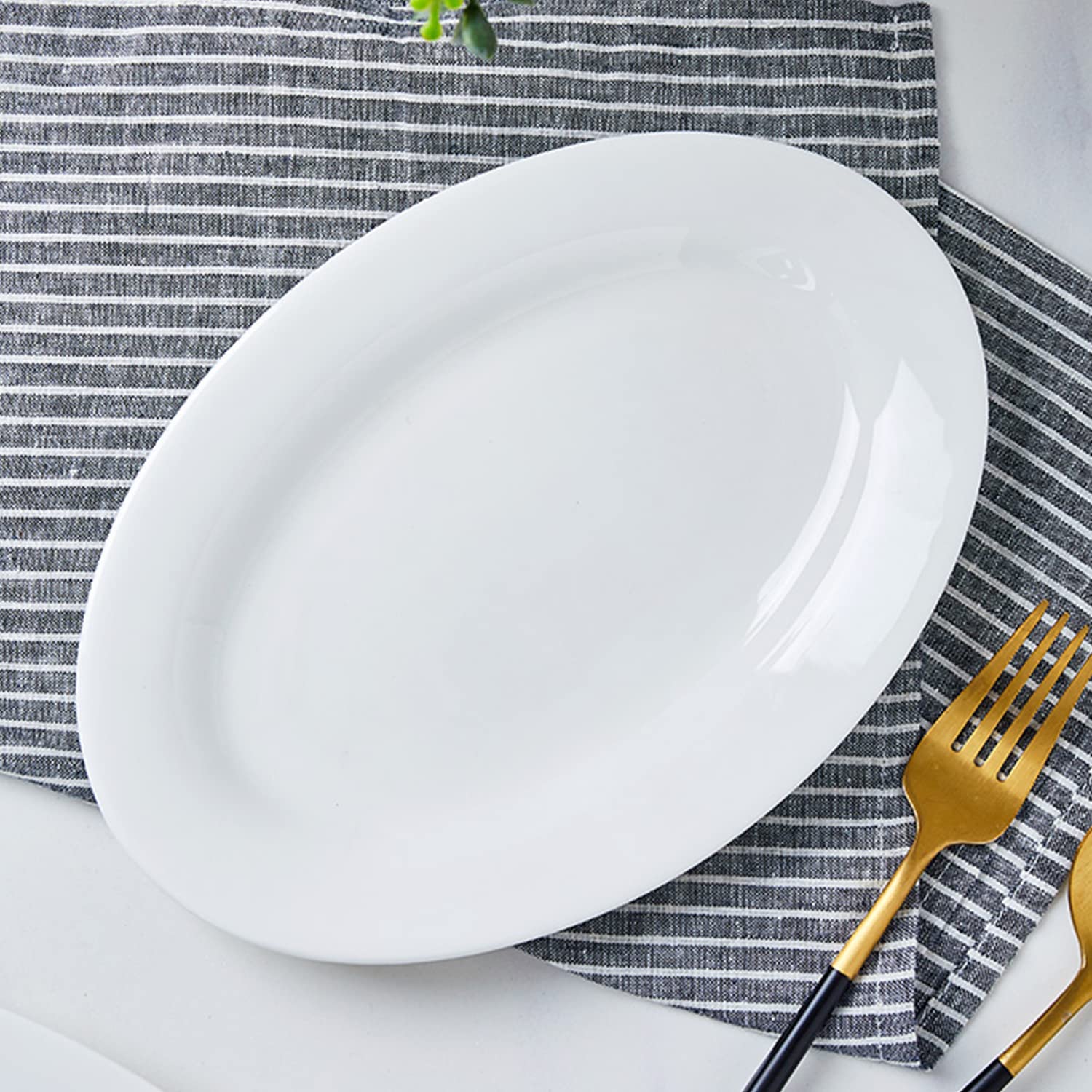 4 Pack Melamine Oval Platter