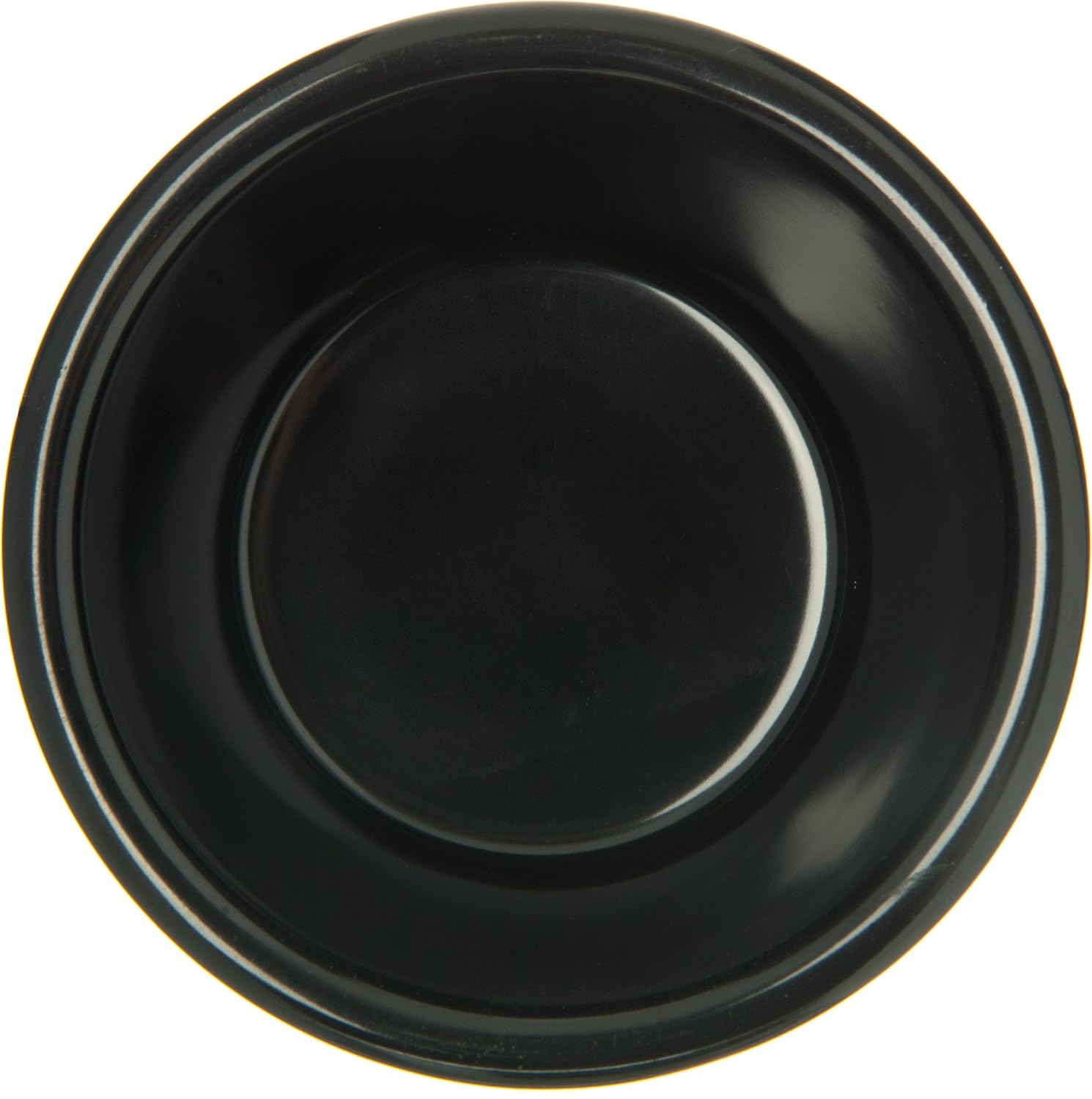Melamine Fluted Bowl Ramekin 4 Oz - Black