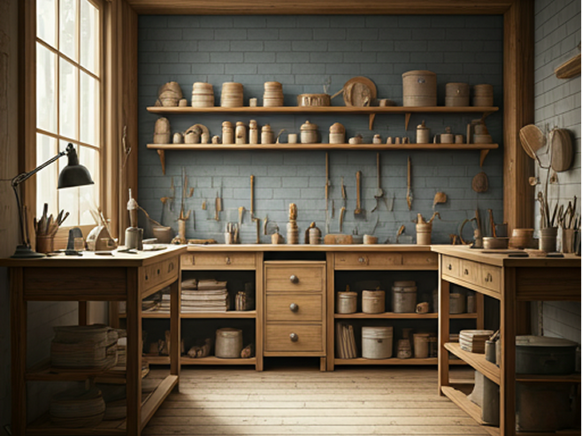 Crockery Palace artisan workshop heritage